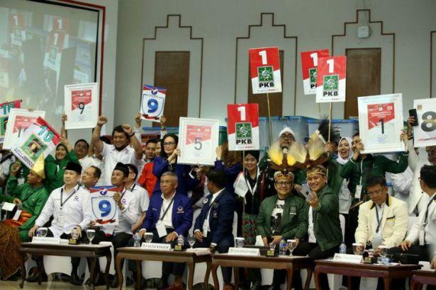Inilah Nomor Urut Parpol Peserta Pemilu 2019