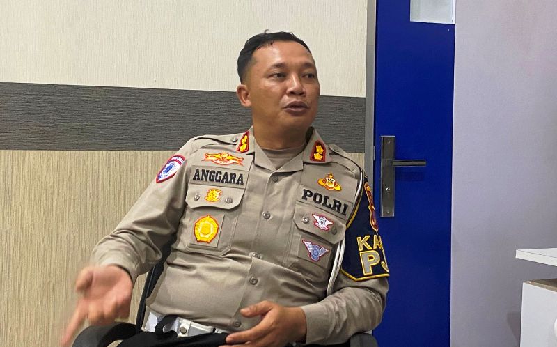 Kasat PJR Polda Kaltim, AKBP Anggara. Foto: Nabila/Ekspos