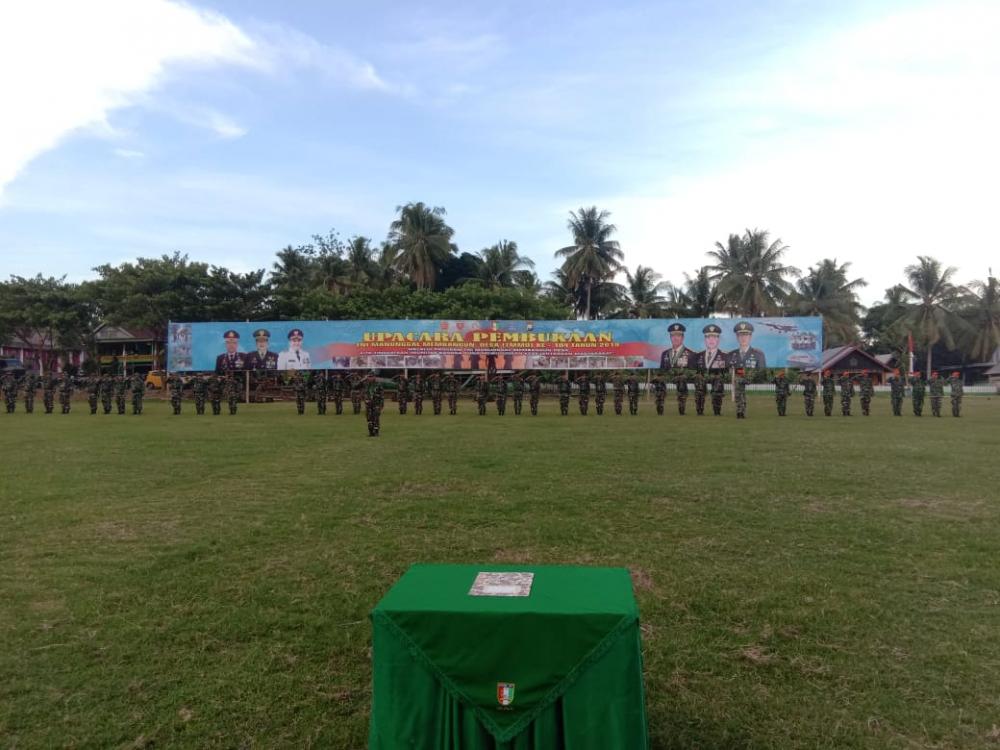 Kodim 1407/Bone Gelar Gladi Upacara Pembukaan TMMD ke-104