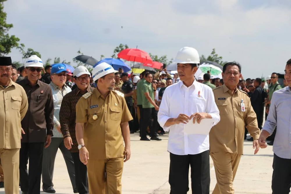 Tinjau Lokasi Calon Ibu Kota di Kaltim, Wagub Hadi: Presiden Puas