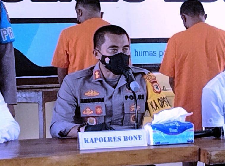Kasus Narkoba Meningkat, Kapolres Bone Minta Masyarakat Aktif Berbagi Informasi