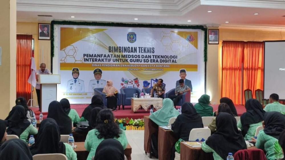 Disdikbud Bontang Dorong Transformasi Pembelajaran Digital Lewat Bimtek Media Sosial untuk Guru SD