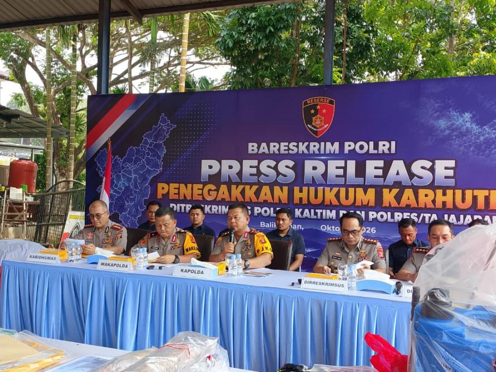 Polda Kaltim Jerat Dua Perusahaan Perkebunan sebagai Tersangka Karhutla di Kukar