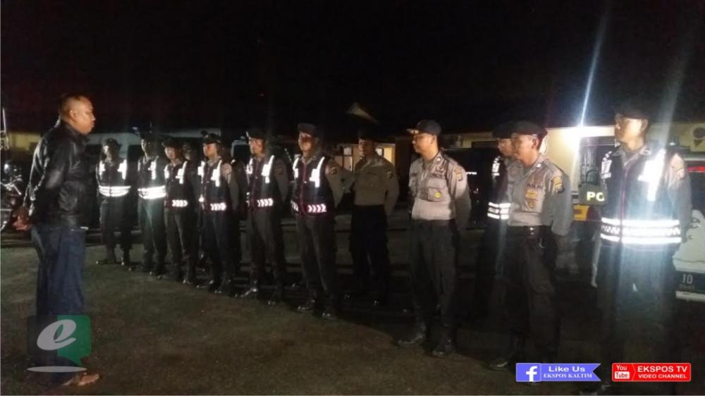Beri Rasa Nyaman, Sat Sabhara Polres Bontang Gelar Patroli Raimas