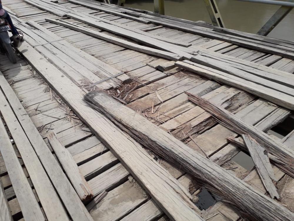 Jembatan Cenrana Bone Ancam Keselamatan Pengendara