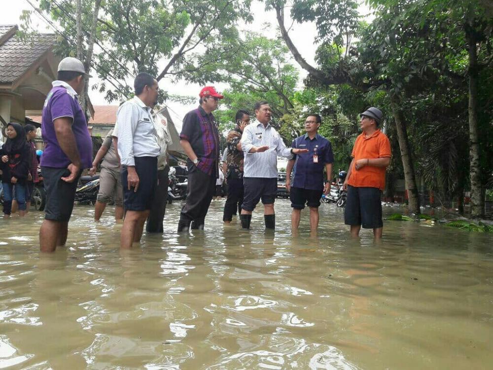 Diterpa Badai Marcus, Ribuan Rumah di Samarinda  Terendam Banjir