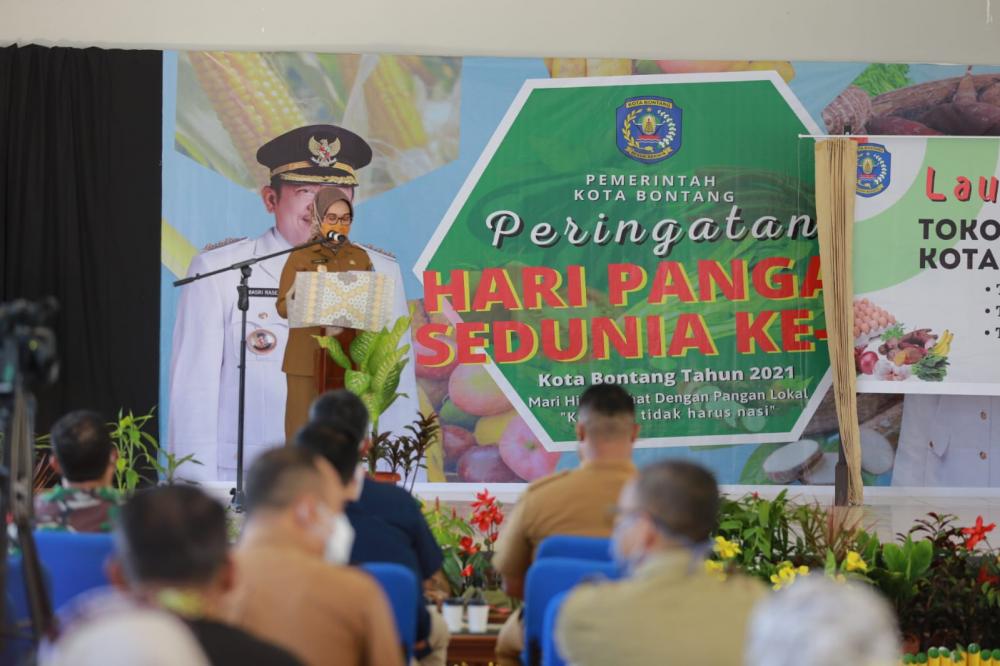 Peringati Hari Pangan, Wawali Kota Bontang Najirah Ajak Konsumsi Pangan Lokal