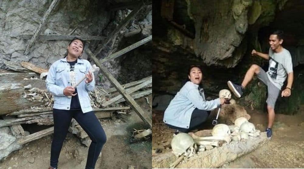 Dua Wisatawan yang Lecehkan Makam Toraja Diciduk Polisi