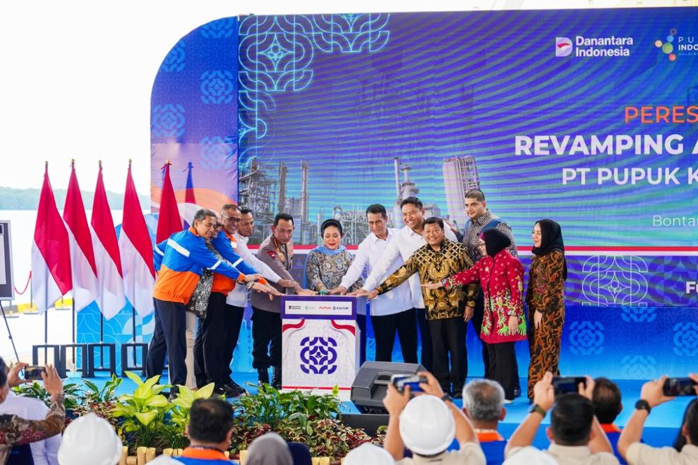 Dukung Keberlanjutan Swasembada, Pupuk Indonesia Resmikan Modernisasi Pabrik Tertua Pupuk Kaltim