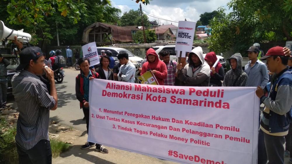 Mahasiswa Minta Kasus Dugaan Politik Uang di Samarinda Diusut Tuntas 