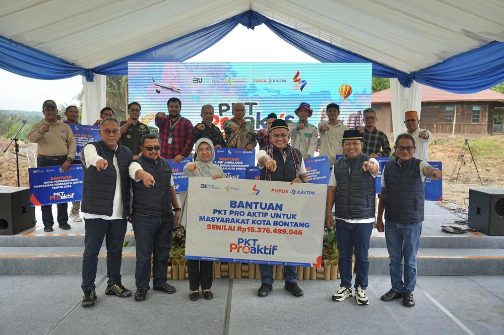 Untuk Warga Bontang, Pupuk Kaltim Salurkan Bantuan Rp 15,3 Miliar