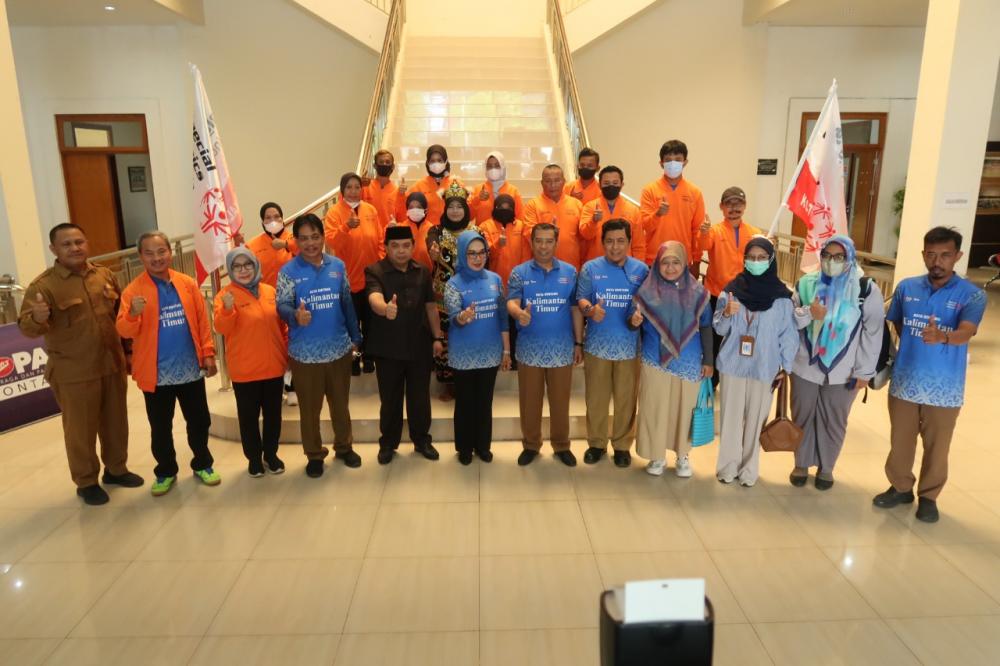 Kontingen Pesonas 2022 Resmi Dilepas, Wawali Najirah Minta Jaga Sportivitas