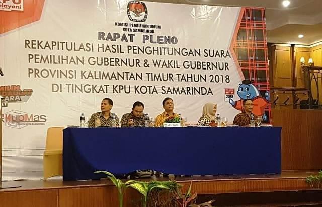 Pleno KPUD Samarinda, Isran -Hadi Menang di Sembilan Kecamatan