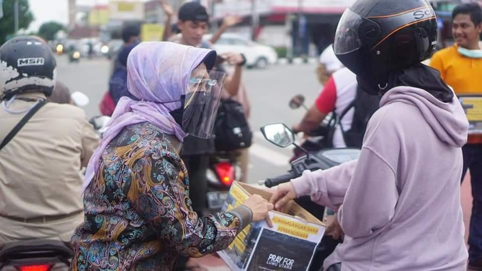 Peduli Bencana Masamba, Wali Kota Bontang Ikut Turun ke Jalan Galang Dana