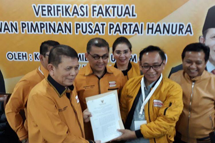 Lolos Verifikasi Faktual, Legitimasi Hanura Kubu Oso Makin Kuat