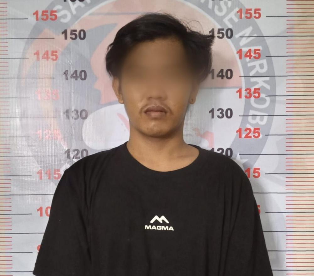 Pemuda Budak Sabu di Bontang Digelandang Polisi