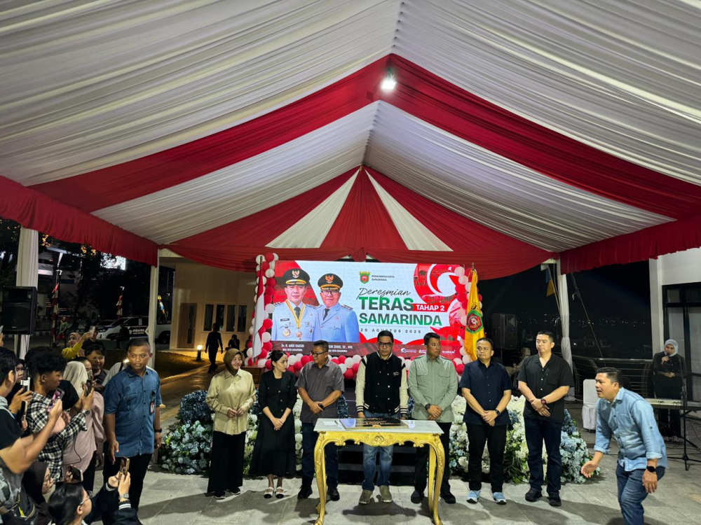 Teras Samarinda Tahap II Resmi Dibuka, Segmen 1 Lanjut sampai Desember
