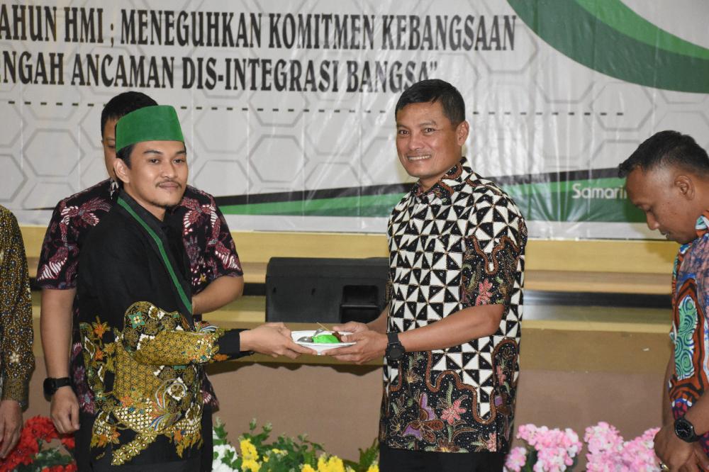 Danrem 091/ASN Hadiri Peringatan Milad HMI ke-72 Badko Kaltimtara