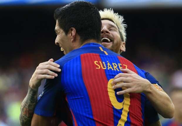 SUAREZ HAT-TRICK, BARCELONA PECUNDANGI REAL BETIS