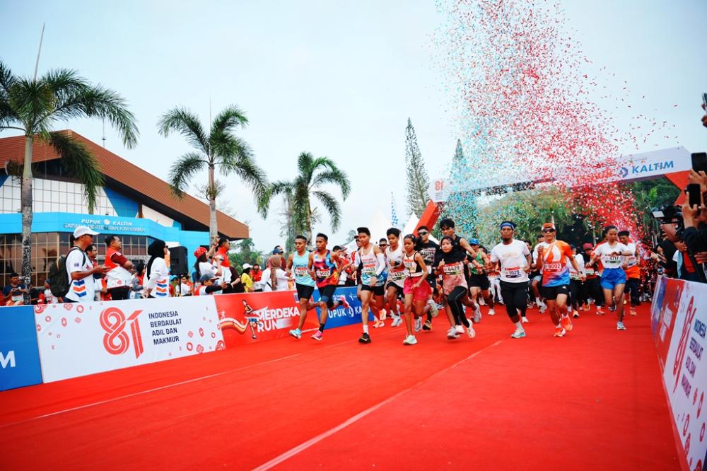 3.000 Peserta se-Kota Bontang Meriahkan Pupuk Kaltim Merdeka Run 2026