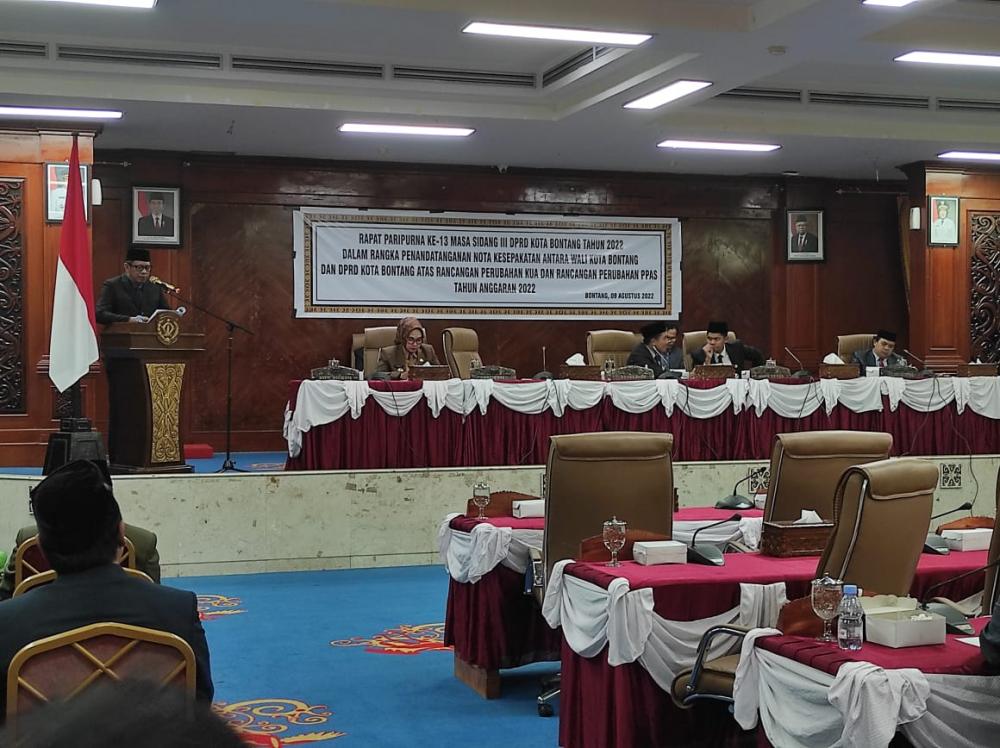 Pemkot-DPRD Tandatangani Nota Kesepakatan Rancangan Perubahan KUA dan PPAS Tahun 2022