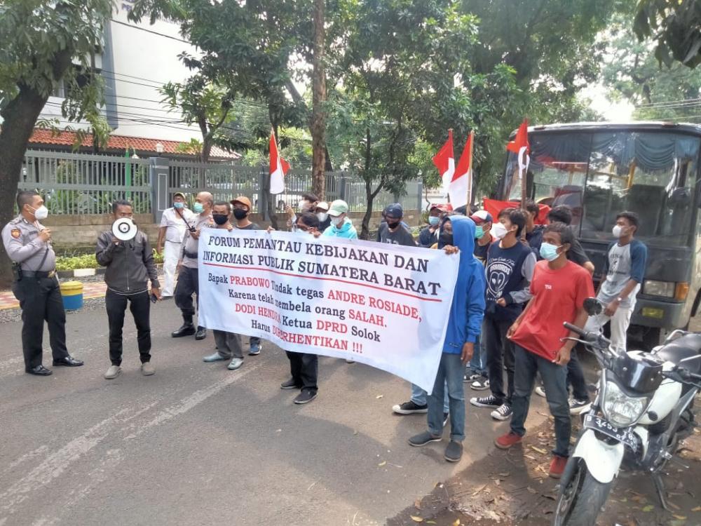 Forum PKDIP Sumbar Minta Prabowo Pecat Andrea Rosiade