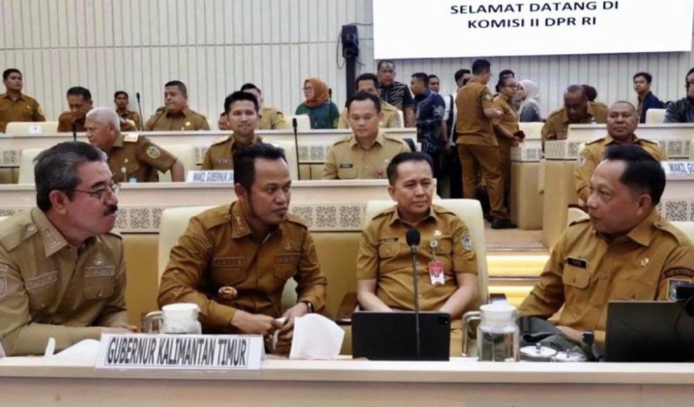 Curhat di DPR RI, Gubernur Kaltim: Berat Biayai Gaji Honorer-PPPK, Minta Tambahan DAU