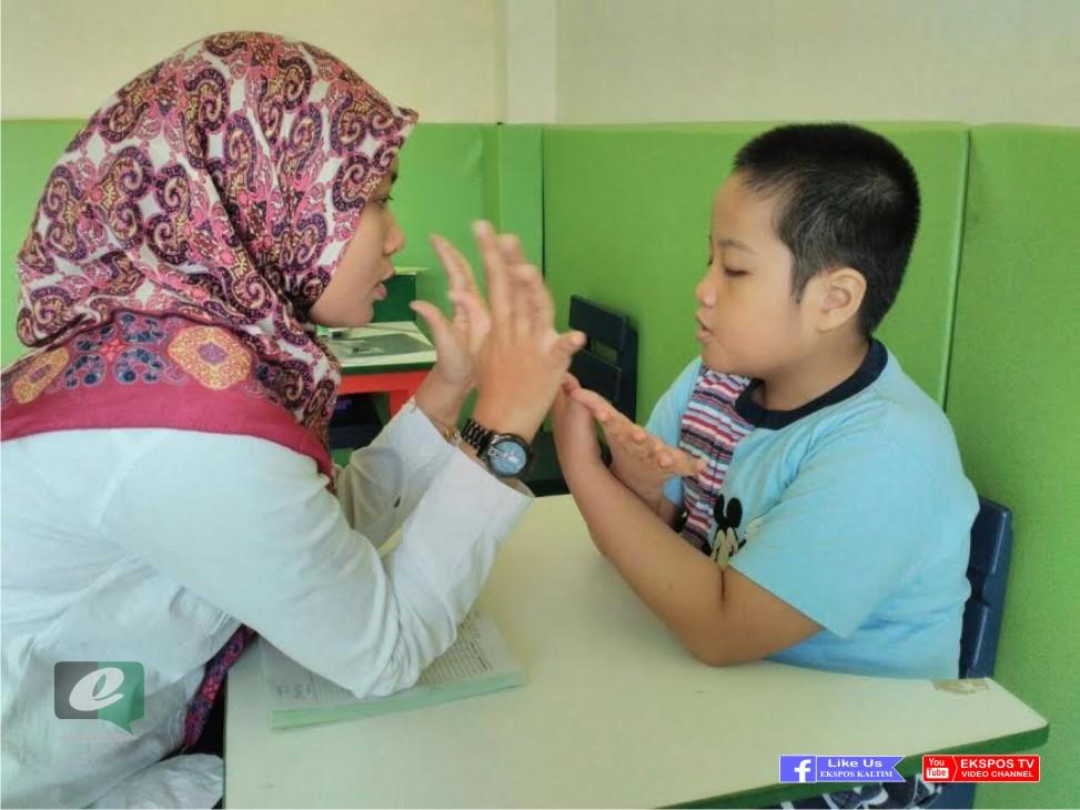Begini Perlakuan yang Diterima Anak Autis di Autis Center Bontang