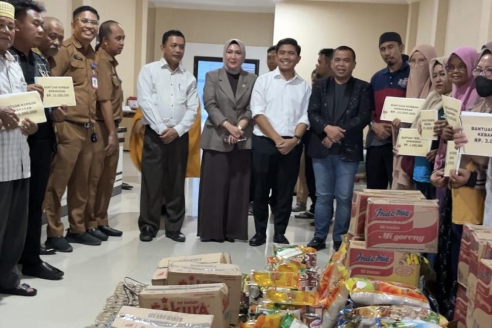 KKSS Bontang Salurkan Bantuan Korban Kebakaran, Camat Bontang Selatan Pastikan Tepat Sasaran