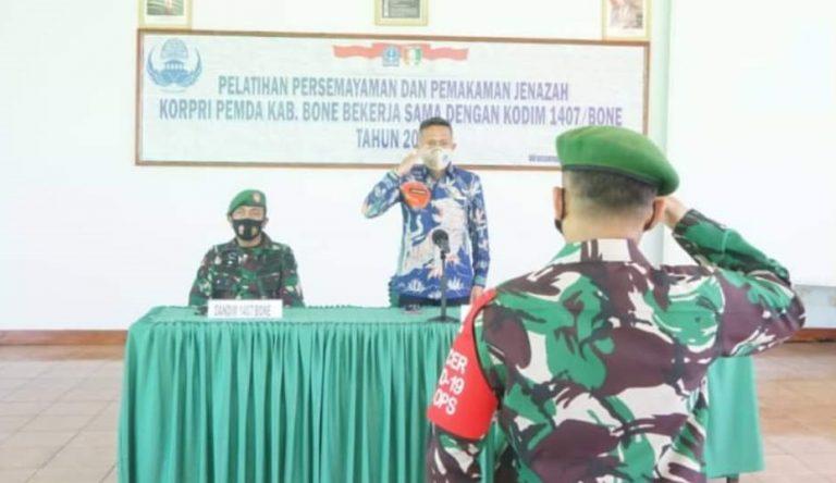 Pemda Bone Gelar Pelatihan Persemayaman Bagi Anggota Korpri