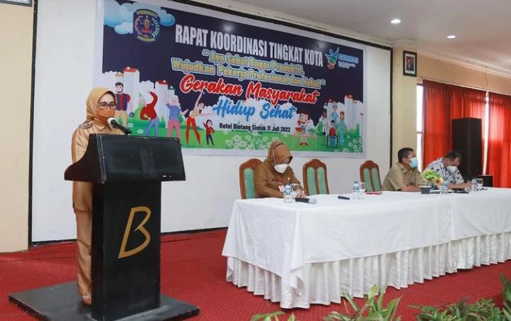 Wawali Bontang Buka Rakor Germas Tingkat Kota