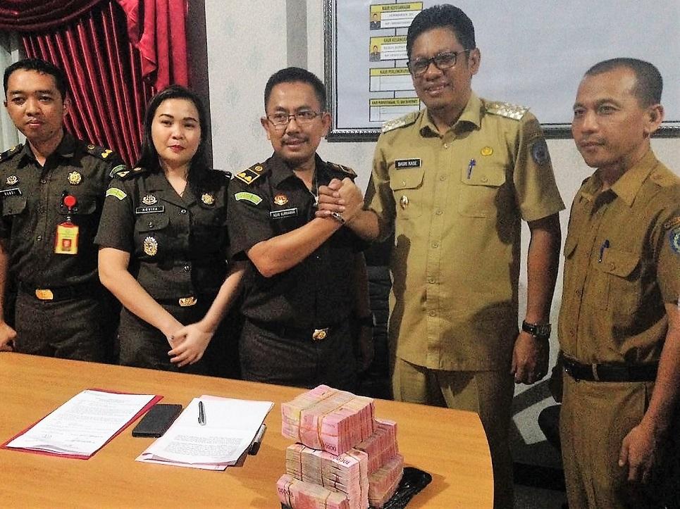 Duit Korupsi Jasa Layanan Internet Dikembalikan ke Pemkot Bontang 