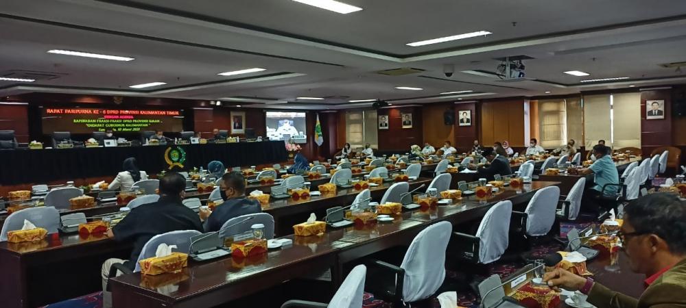 Rapat Paripurna ke-16 DPRD Kaltim Bahas Tiga Agenda