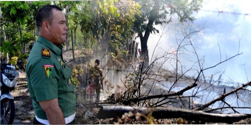 LAGI, LAHAN SELUAS 6 HEKTAR DI SEKAMBING JADI SASARAN AMUKAN API