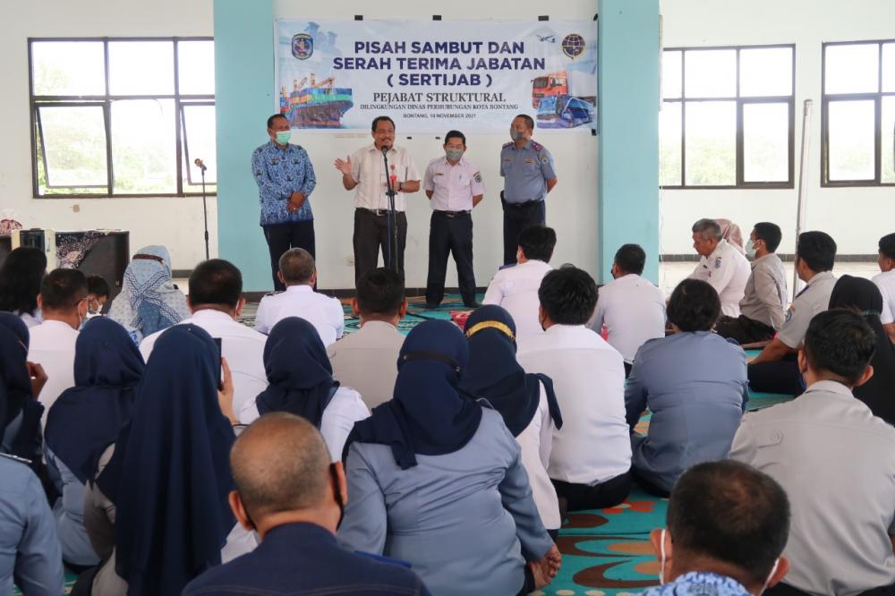 Kembali Jabat Kadishub Bontang, Akhmad Suharto Harap Dukungan Seluruh Staf