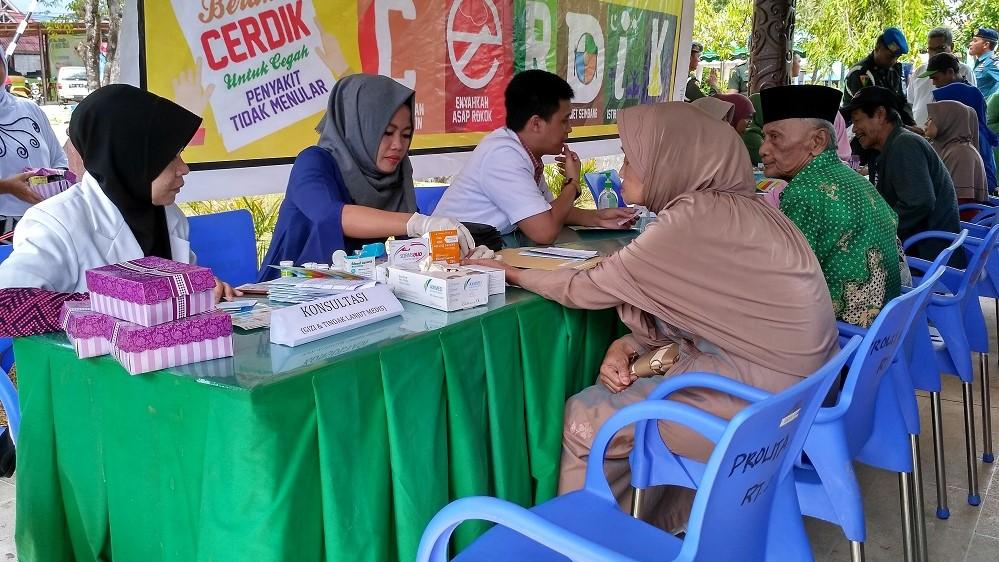 HUT ke-72 TNI, Pemkot dan Kodim 0908/BTG Gelar Bakti Sosial 