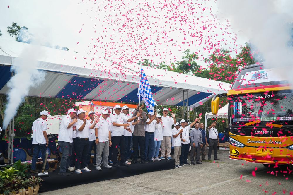 Pupuk Kaltim Fasilitasi 280 Pemudik Asal Bontang dan Samarinda