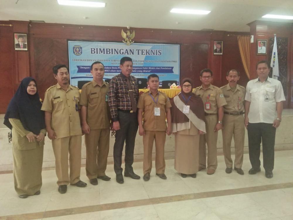 Dinsos-P3M Bontang  Gelar Bimtek Verifikasi dan Validasi Data Terpadu 