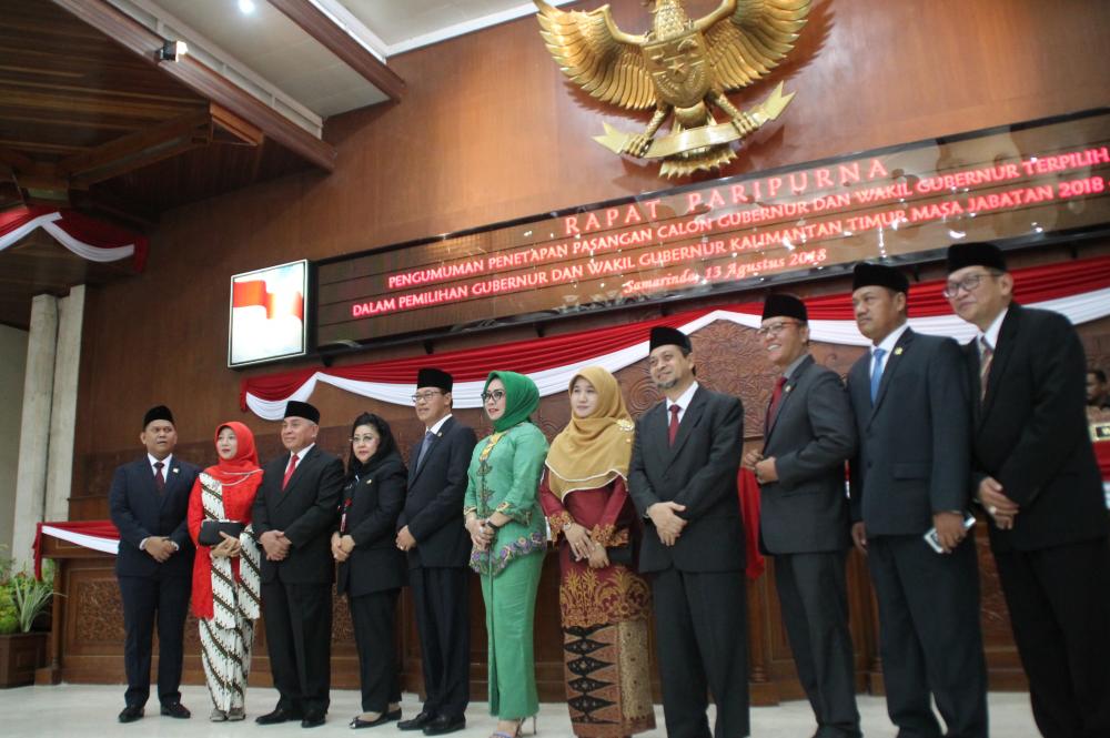 DPRD Kaltim Tetapkan Isran-Hadi Sebagai Gubernur dan Wakil Gubernur Terpilih