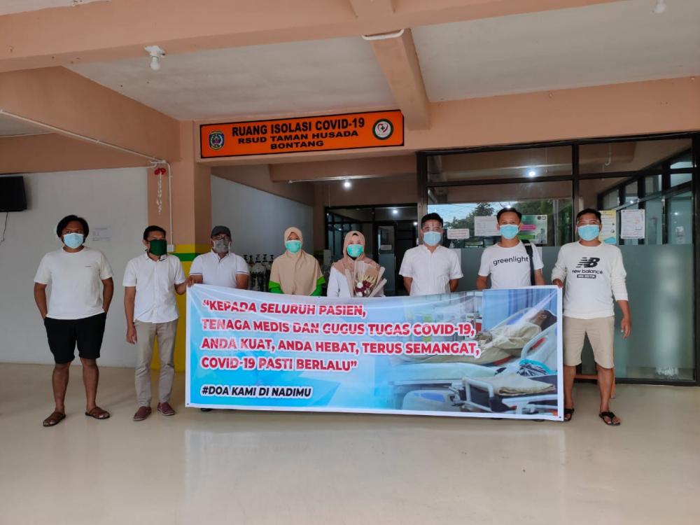 KGP Bontang Beri Dukungan Tenaga Medis dan Pasien Covid-19 di RSUD