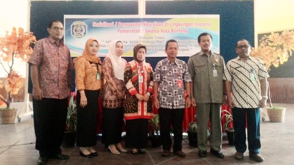 KPADOK BONTANG ADAKAN KEGIATAN SOSIALISASI PENYUSUNAN ARSIP DILINGKUP PEMERINTAH BONTANG
