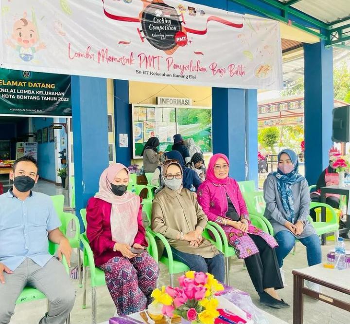 Wawali Najirah Hadiri Lomba Memasak PMT Bagi Balita di Gunung Elai