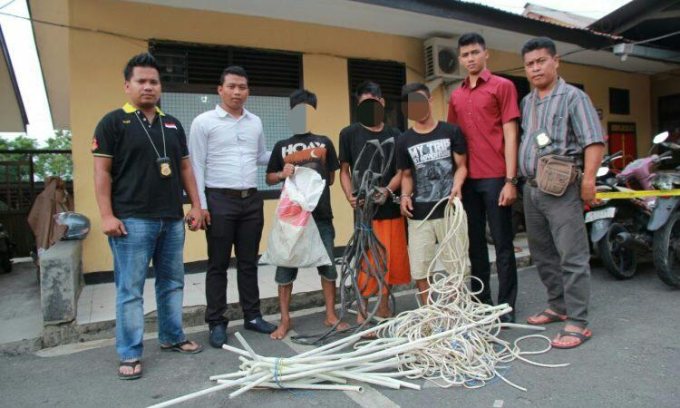 Terlibat 2 Kasus Pencurian, Tiga Bersaudara Terancam 14 Tahun Penjara