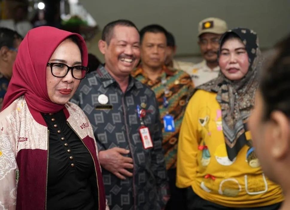 Najirah Tanggapi Keluhan Pedagang Pasar Tamrin