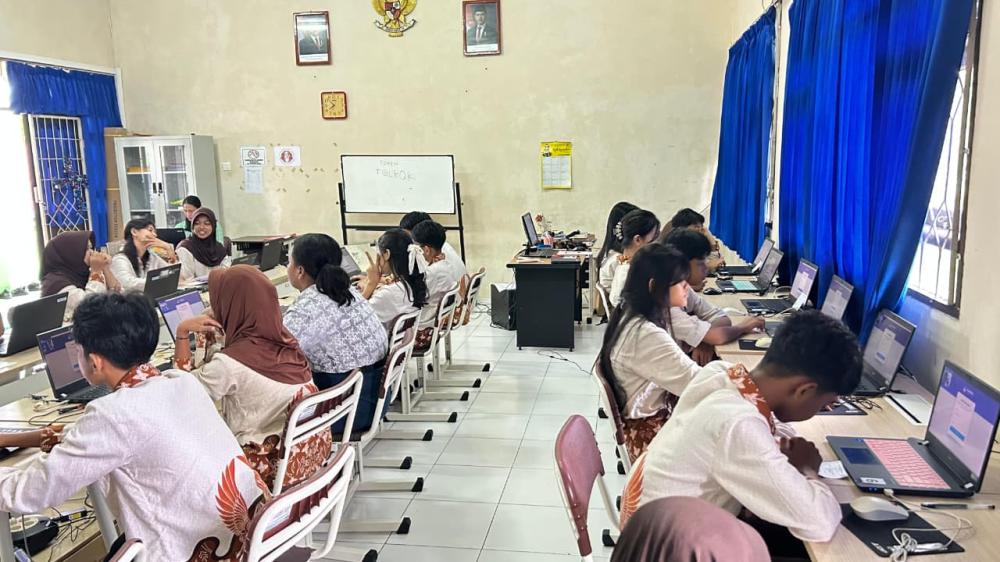 SMPN 4 Bontang Rampungkan TKA Gelombang Dua, 174 Siswa Ikut Ujian