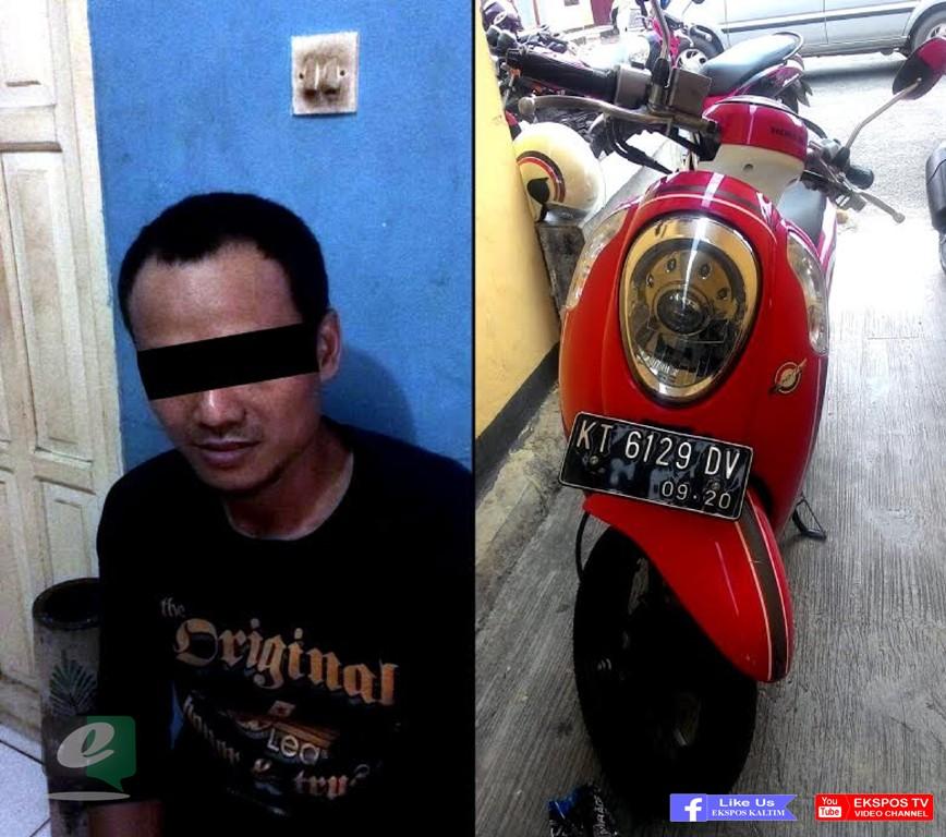Polres Bontang Ringkus Pelaku Curanmor Asal Kota Samarinda