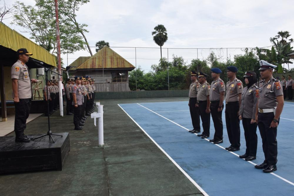 137 Anggota Polri di Bone Naik Pangkat