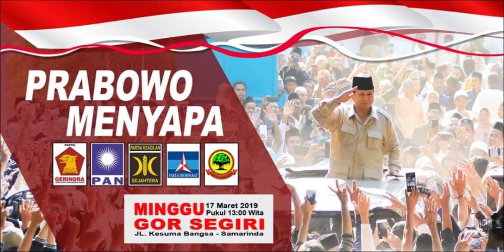 Acara Prabowo - Jokowi Bentrok di Samarinda, Bawaslu Minta Hindari Gesekan