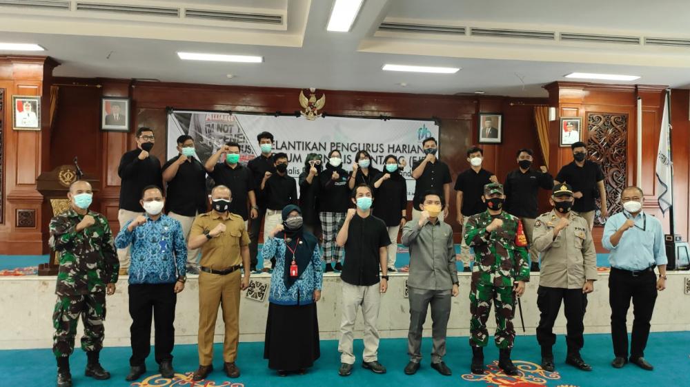 Sah! 14 Pengurus Forum Jurnalis Bontang Resmi Dilantik