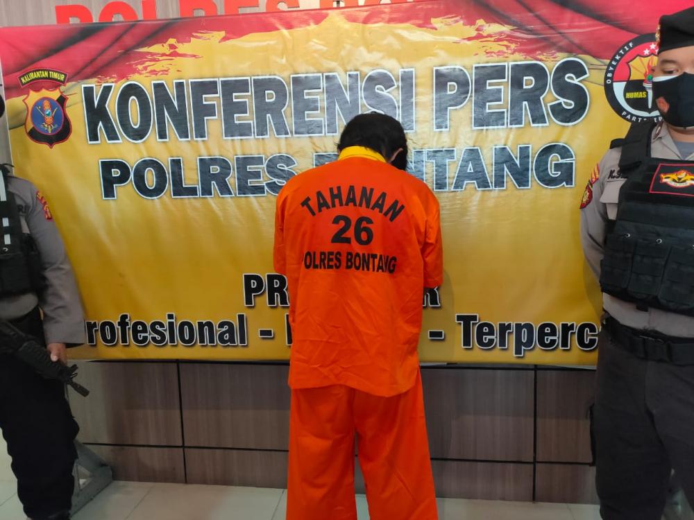 Selain Mencuri, Residivis di Bontang Ini Juga Pegang Alat Vital Korban